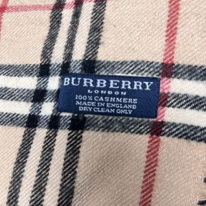 Burberry Tassle Scarf